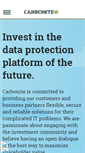 Mobile Screenshot of investor.carbonite.com